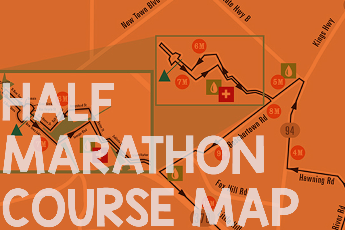 Half/Relay Map MO' Cowbell Marathon Sunday, October 6, 2024, in St